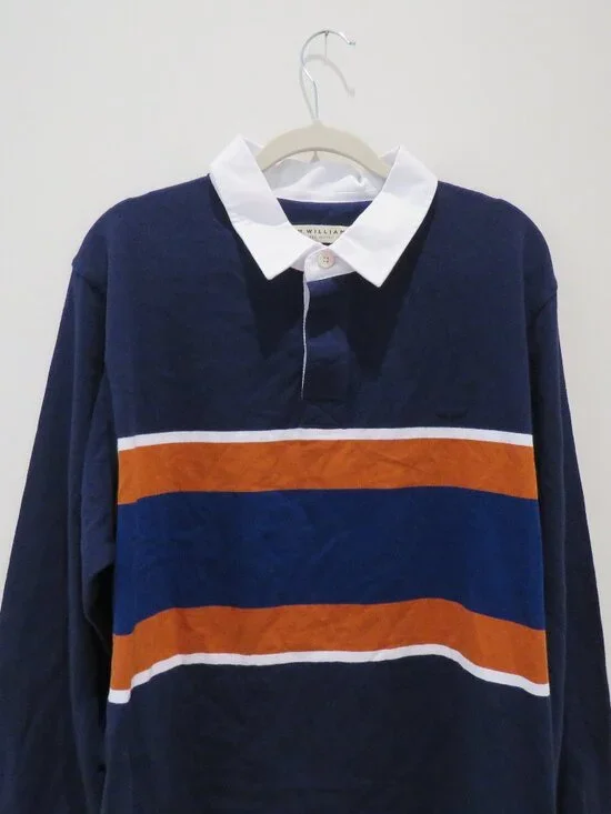 R.M. WILLIAMS Culburra Collared Rugby Shirt XXL Preppy Sport Casual Retro - Picture 4 of 14